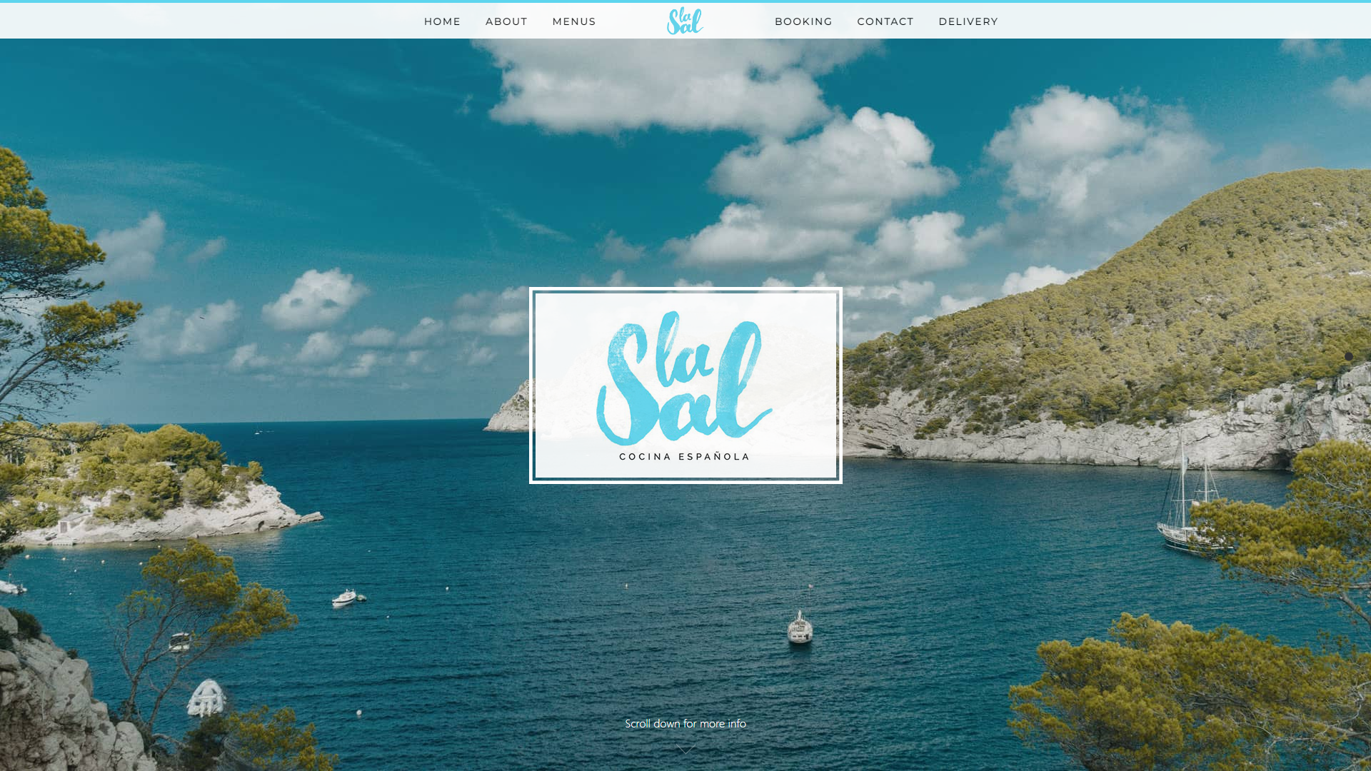 Screenshot one of La Sal's website